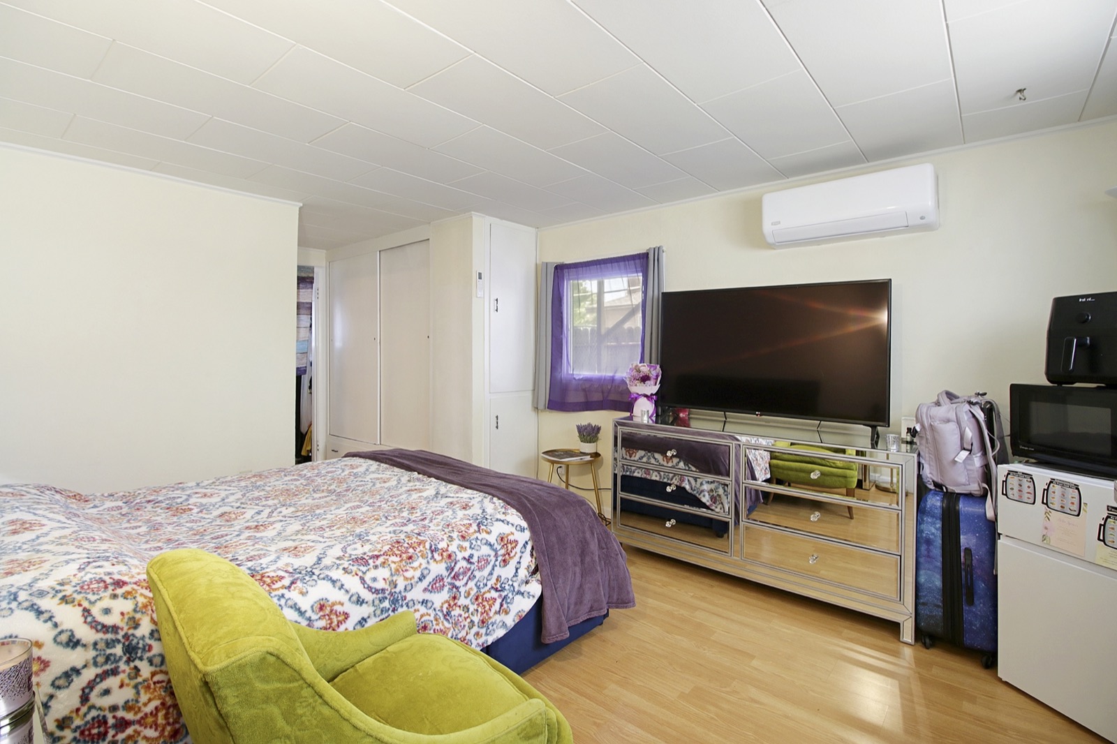 Bedroom before staging