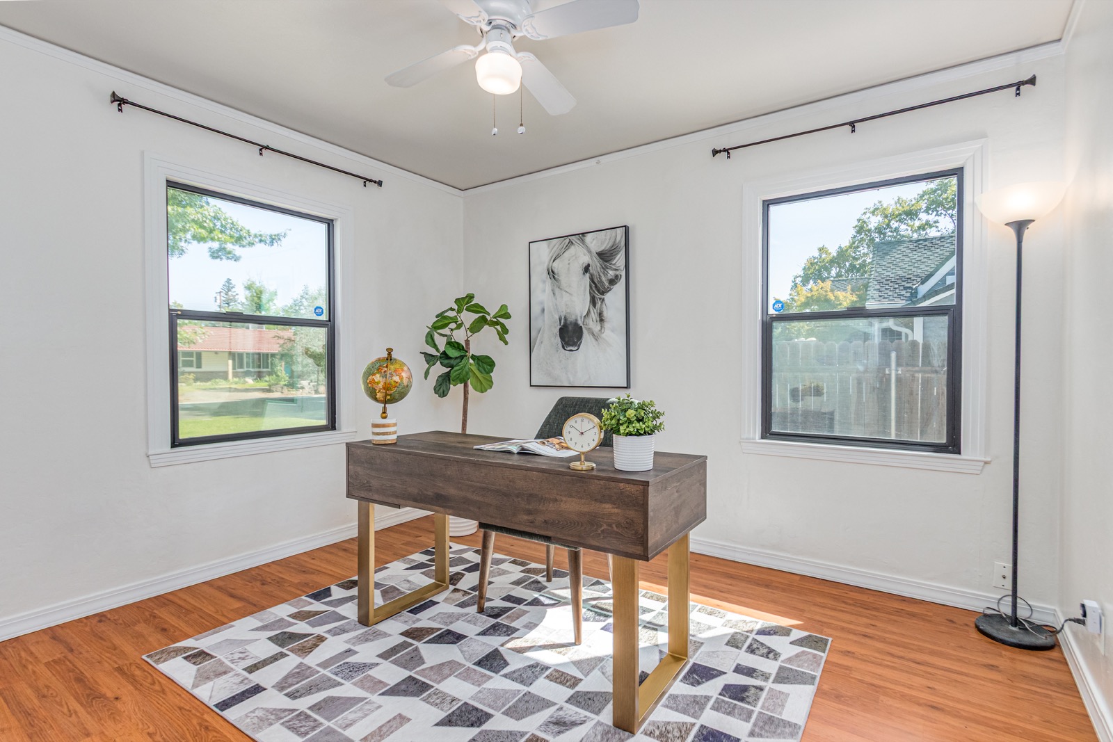Second bedroom after staging