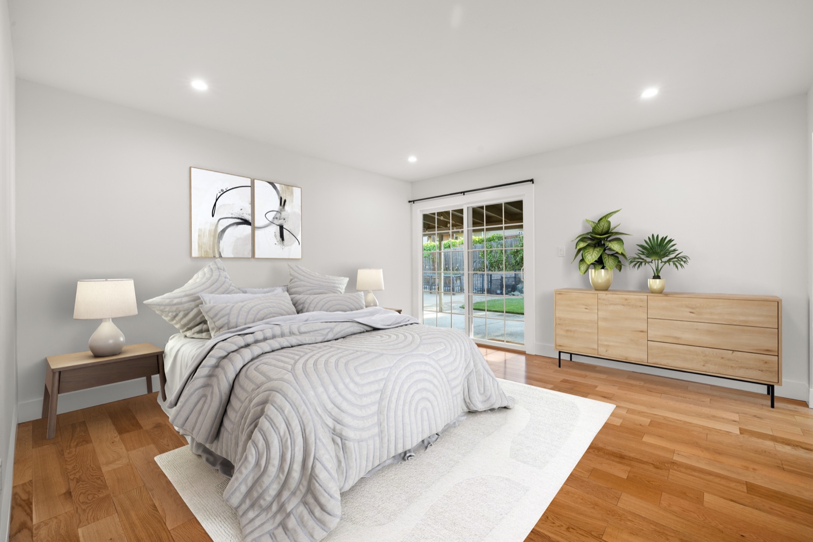 Open concept after virtual staging